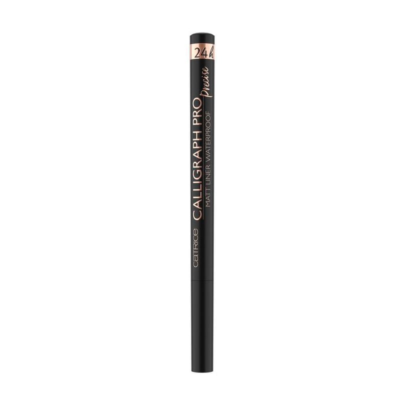 Водостійка підводка для очей Catrice Calligraph Pro Precise 24h Matt Liner Waterproof 010 Intense Black, 1.2 мл