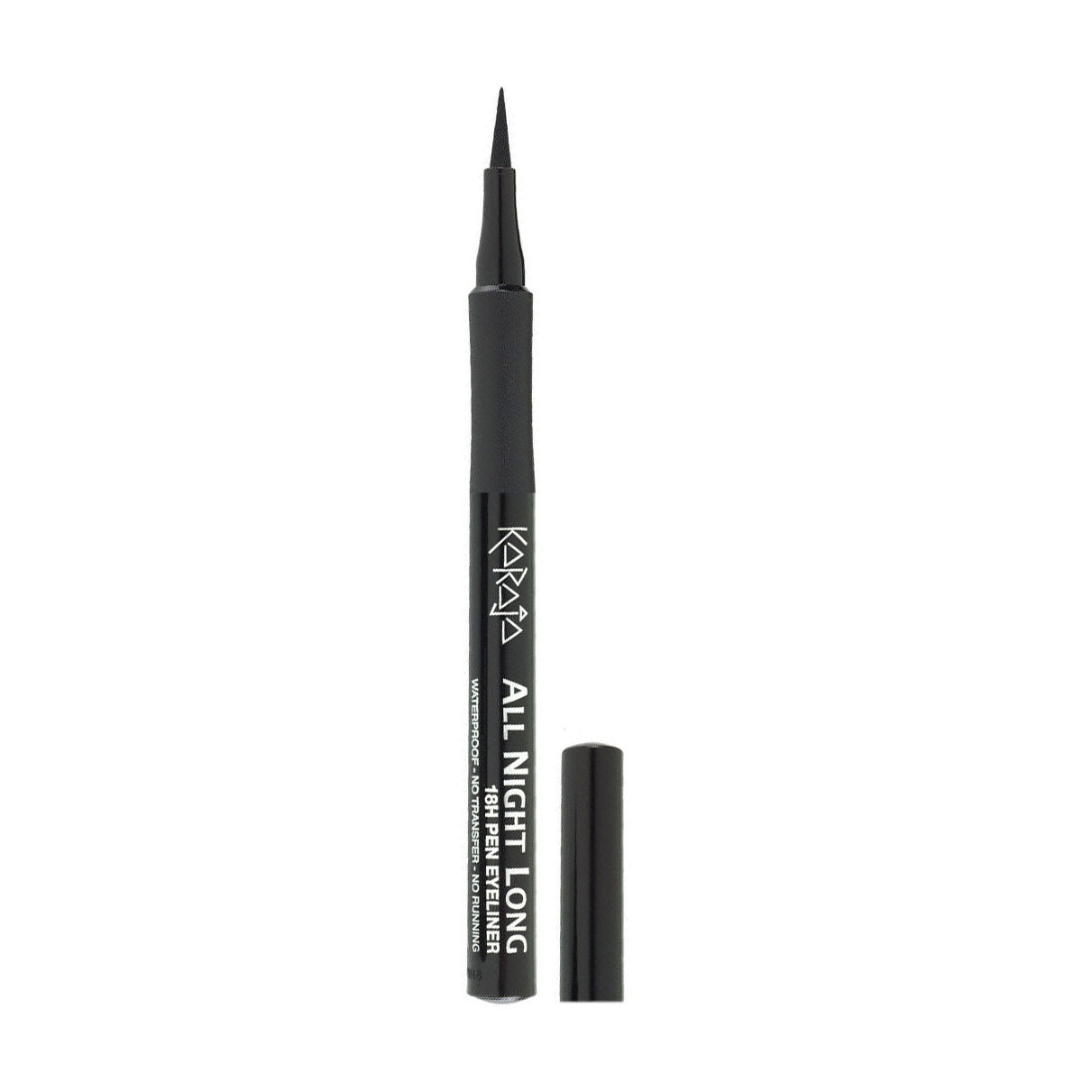 Водостійка підводка для очей Karaja All Night Long 18H Pen Eyeliner, тон 1, 1.1 г